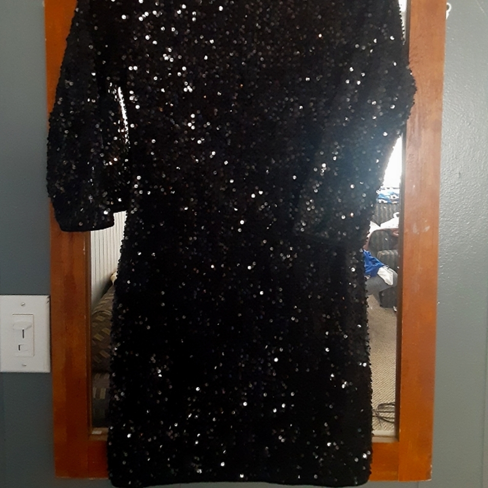 Small sparkly black party dress
